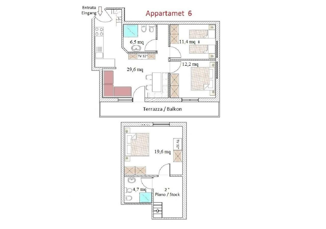 Residence Kramhuter Sexten ห้อง รูปภาพ